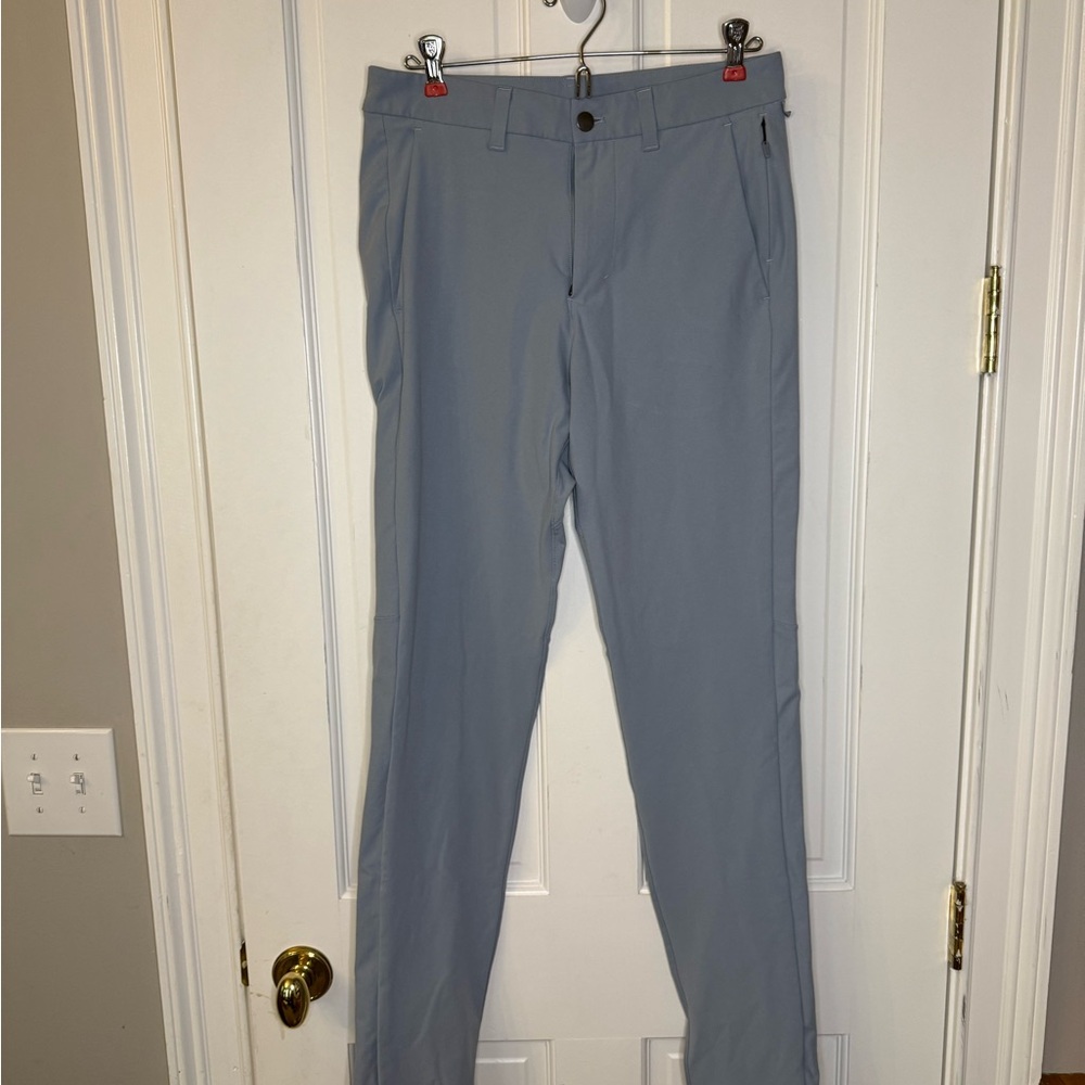 Lululemon Men's Commission Slim-Fit Pants 34" Inseam Warpstreme Fabric Sz 28